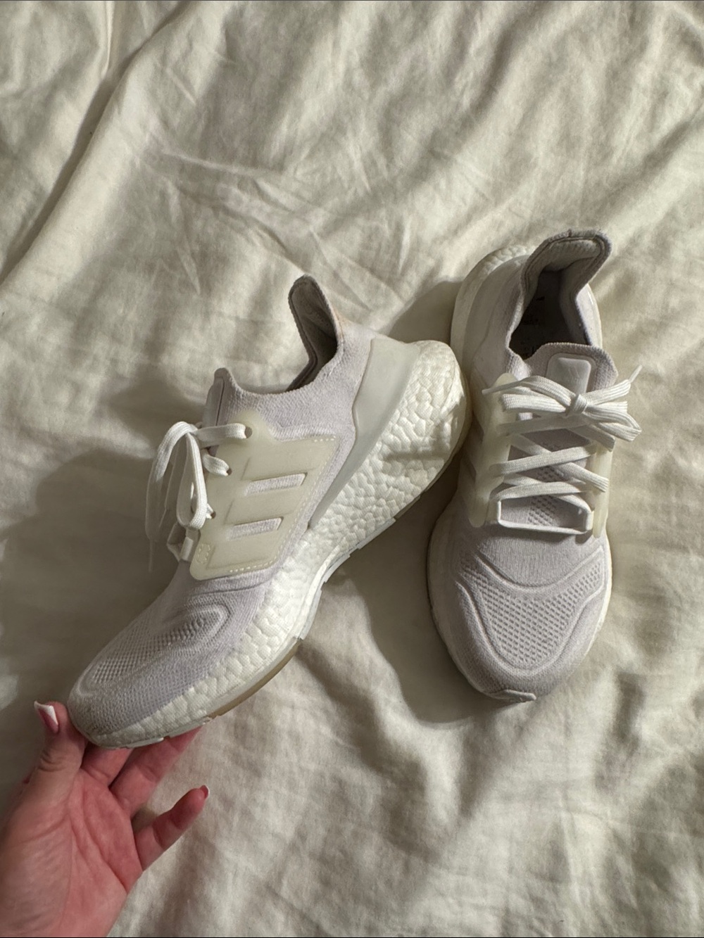adidas White Women's Ultraboost Running Sneakers sz 8